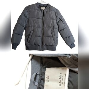 Boys oversized bomber jacket size 9